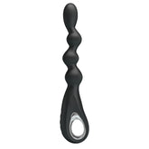 Pretty Love Federer Rechargeable Anal Vibrator Black Anal Vibrators